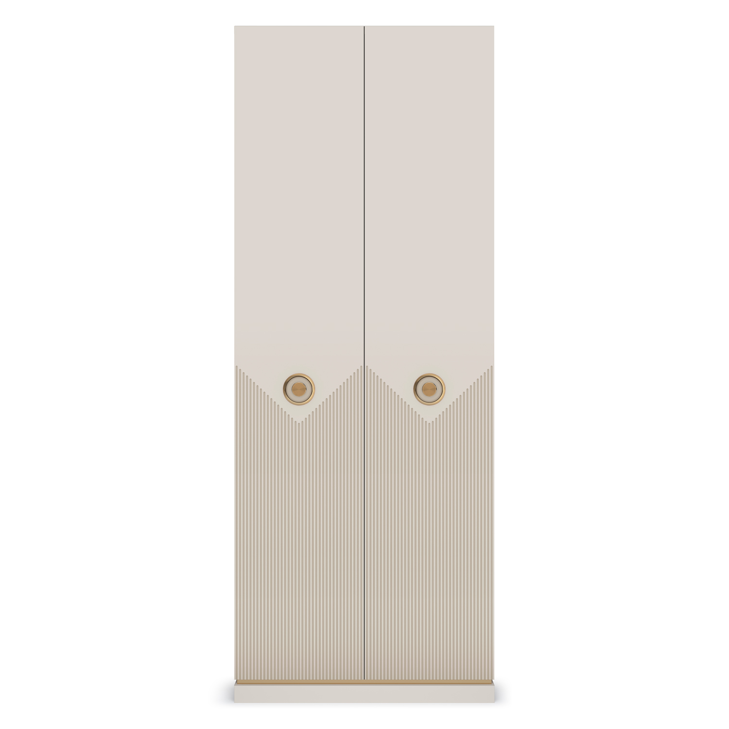 Шкаф 2-х дверный с глухим фасадом Капри