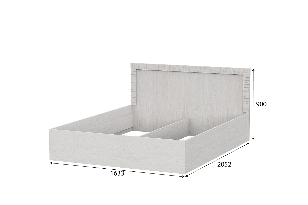 Кровать двойная универсальная 1,6х2,0 Гамма 20